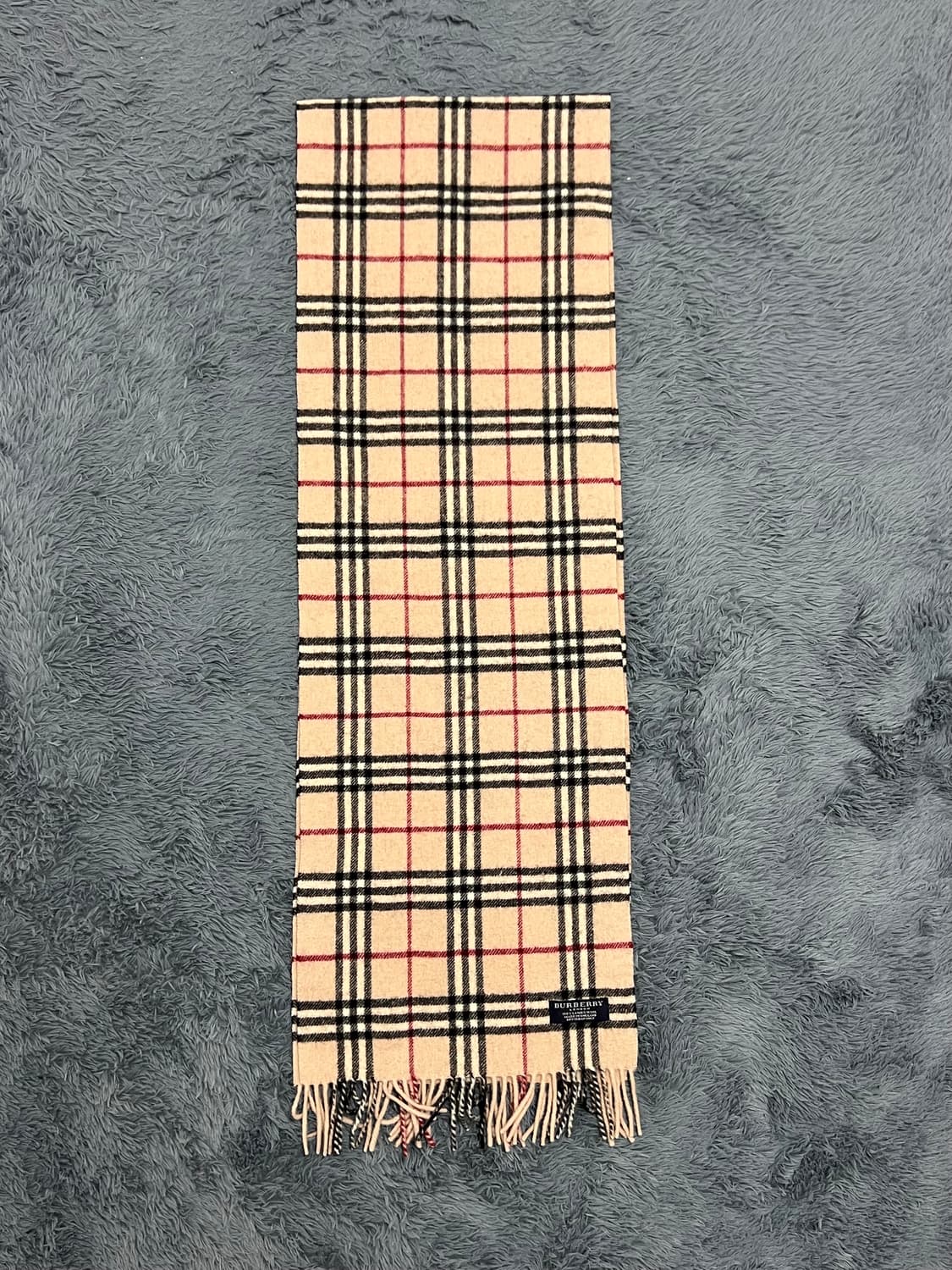 버버리 램스울100% 베이지 머플러 상품이미지2
