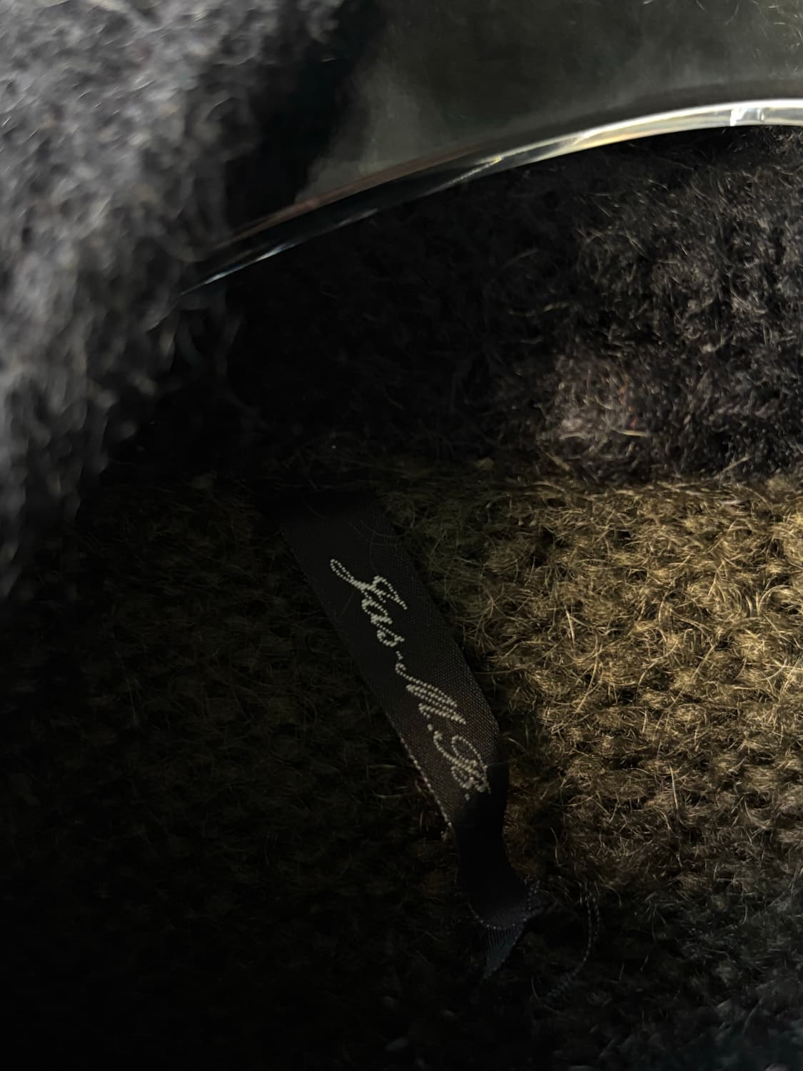 스컬 프린팅 울 후드 상품이미지8