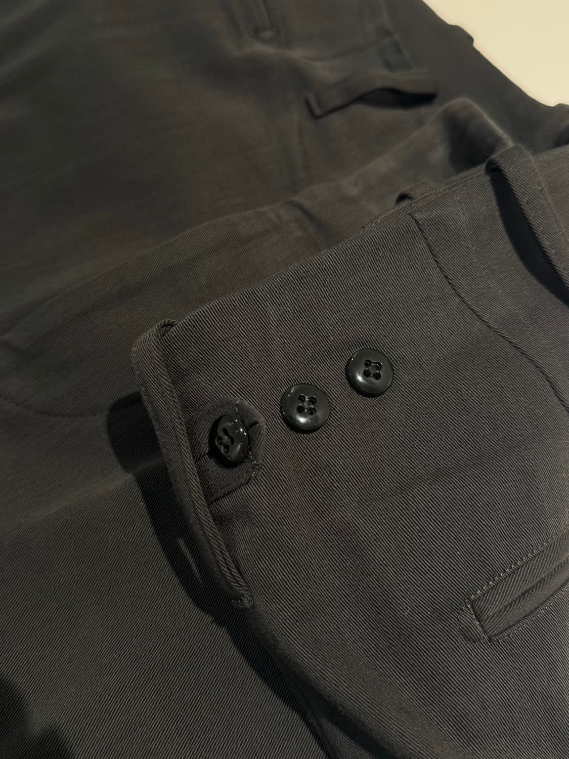 마티앤선즈 치노 트라우저 그레이 샴브레이 4사이즈 상품이미지4