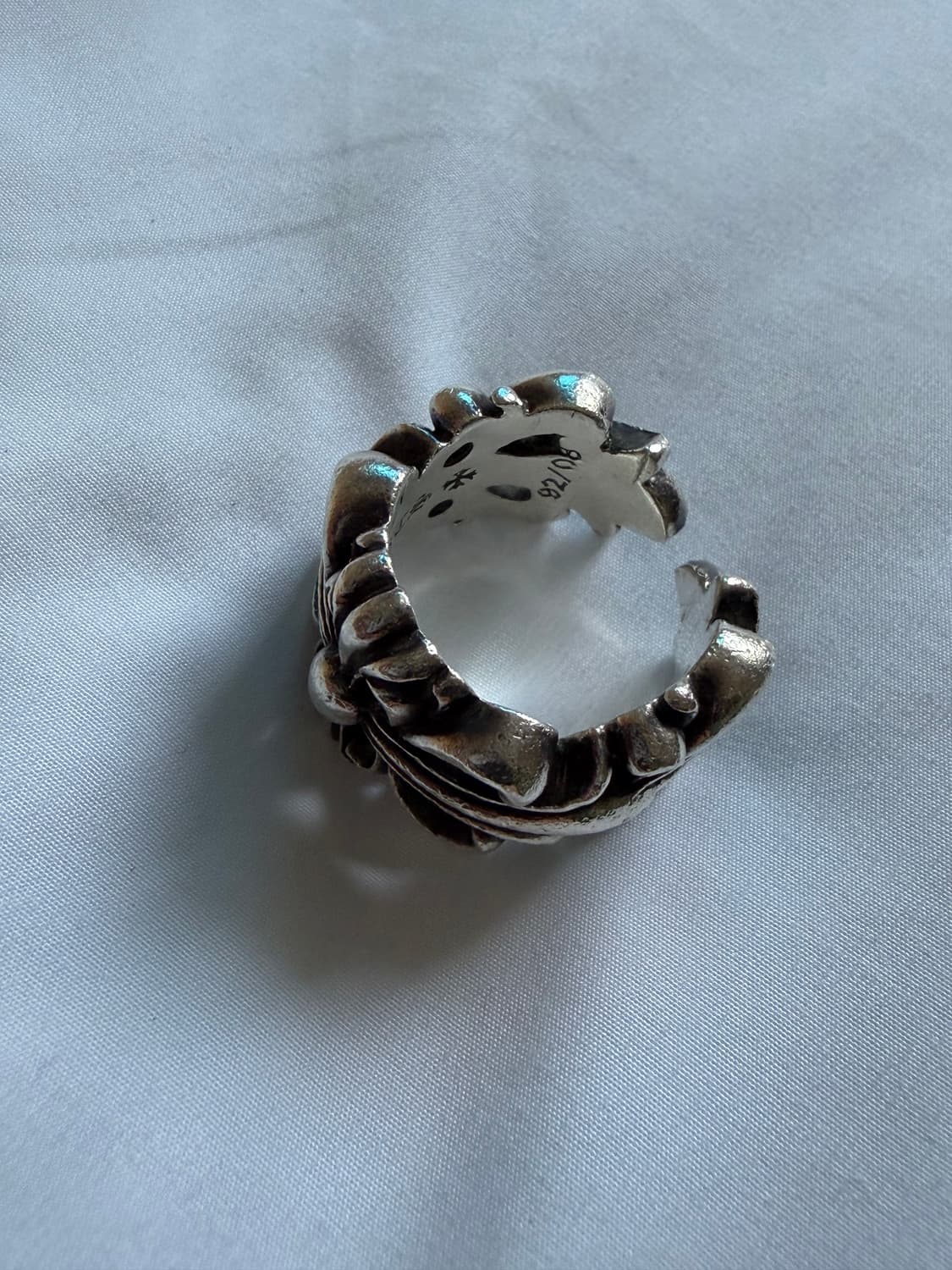 [18호] 크롬하츠 더블 플로랄 크로스링  상품이미지4