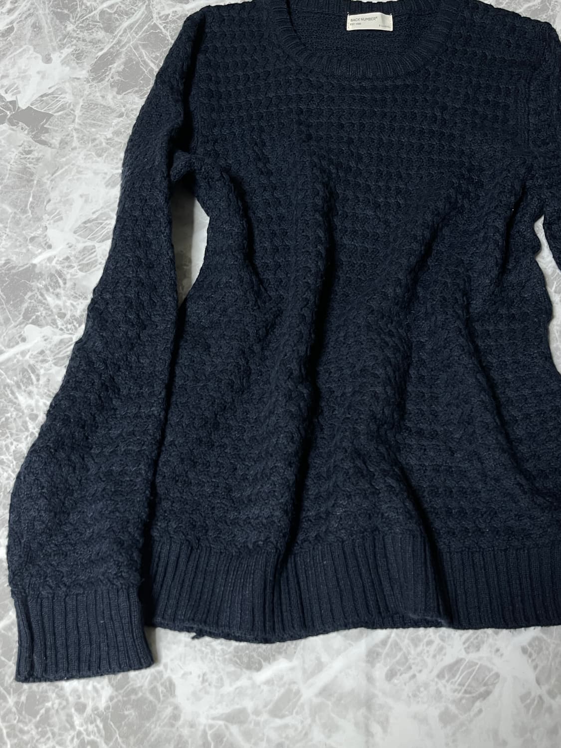 (Back number)long sleeve knit 상품이미지3
