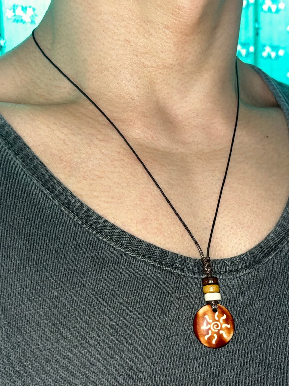 Boho Sun 끈 목걸이 상품이미지5