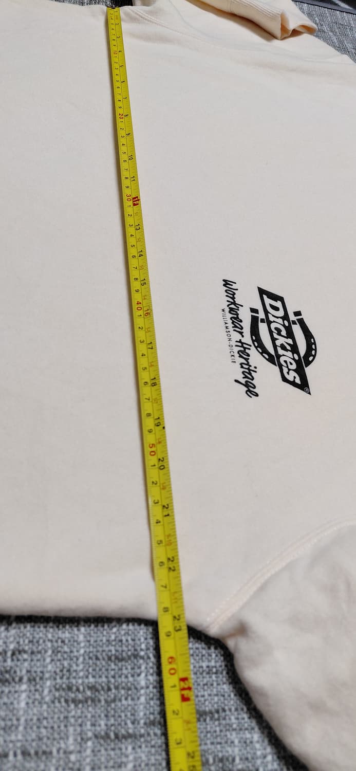 디키즈 워크웨어 헤리티지 기모 맨투맨 아이보리 L 상품이미지8