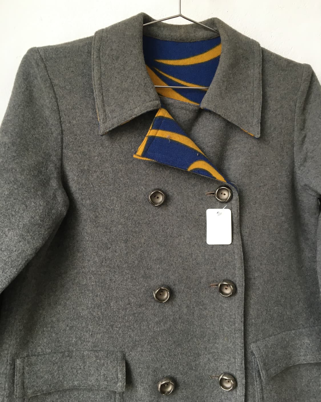 Reversible double button coat 상품이미지4