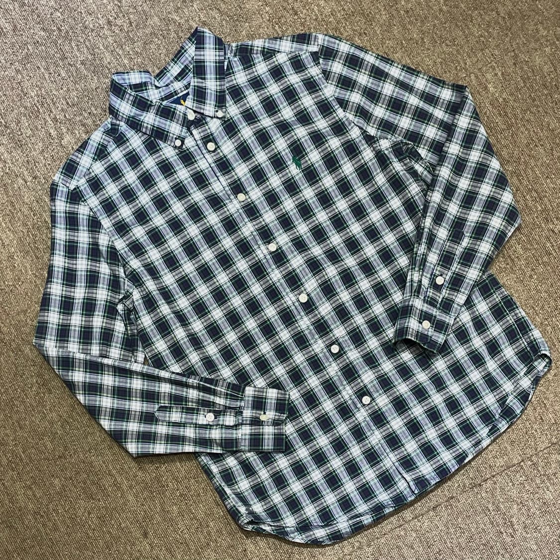 (L) POLO 폴로 랄프로렌 체크 셔츠 상품이미지1