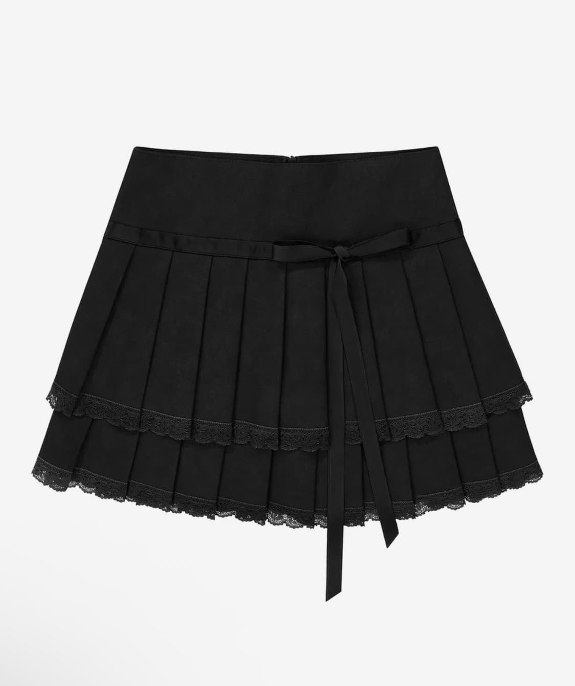 제로플래닛 클레어 비건 레더 플리츠 미니 스커트 치마 M 상품이미지3