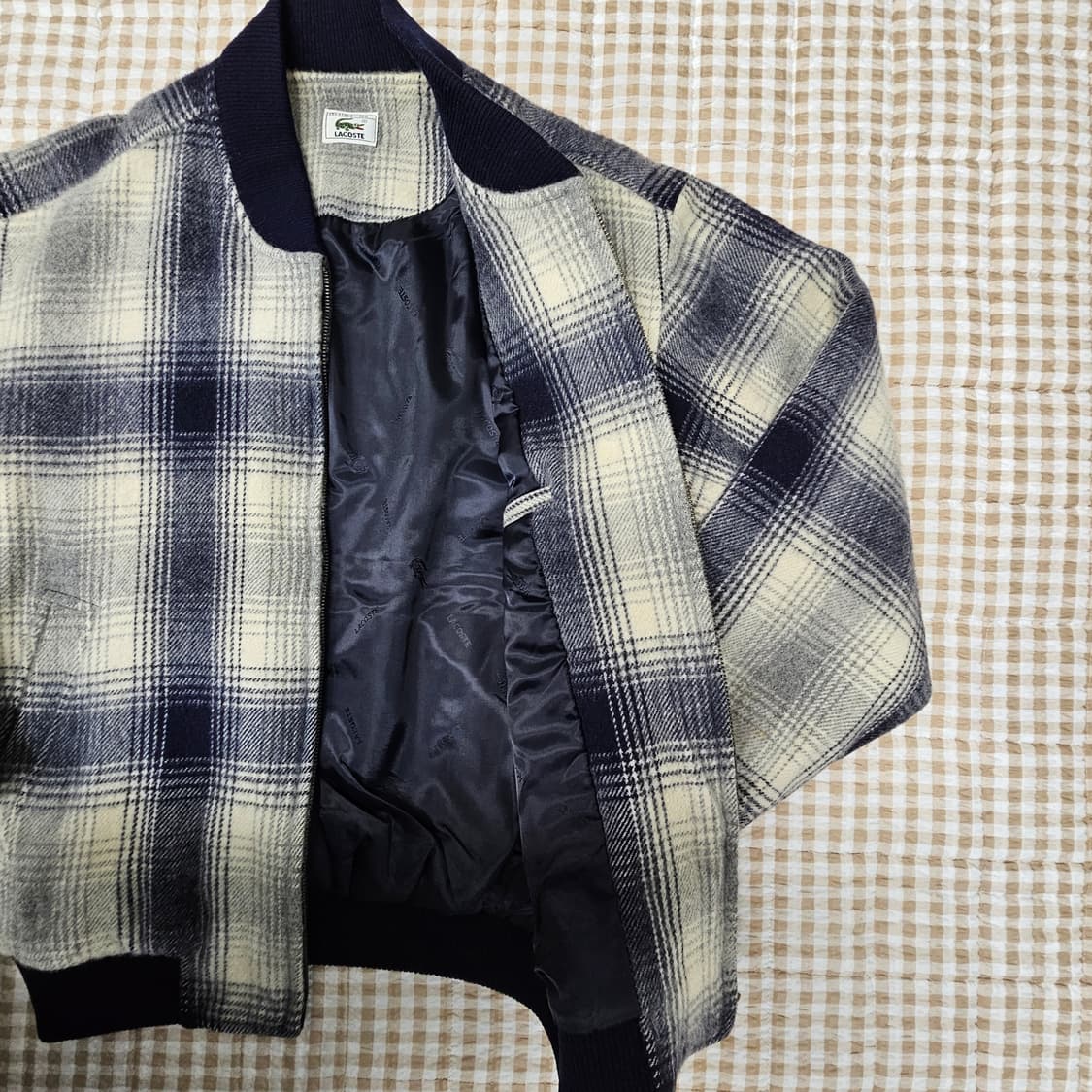 라코스테 울100 집업점퍼 남자100 상품이미지5