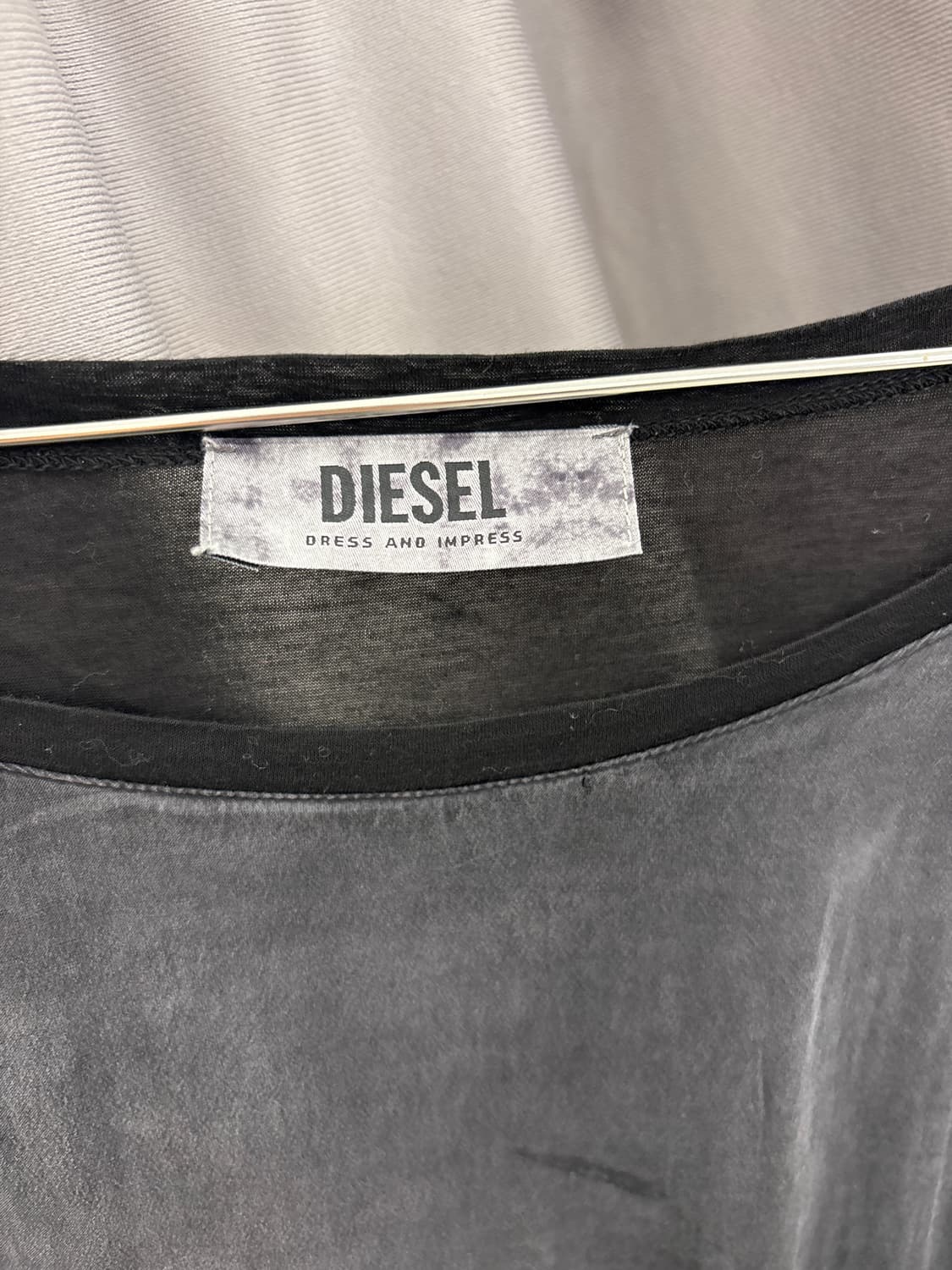 디젤 래글런 실크코트 롱슬리브 상품이미지4