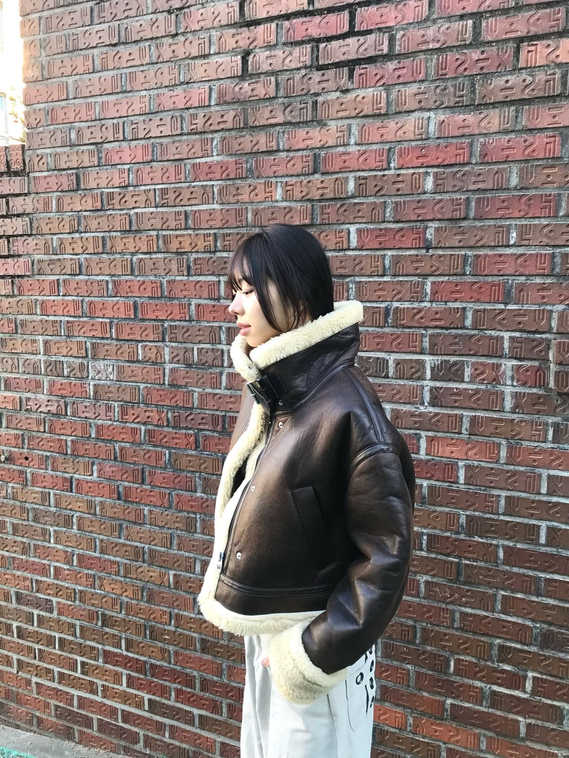 자라 브라운 무스탕 상품이미지1