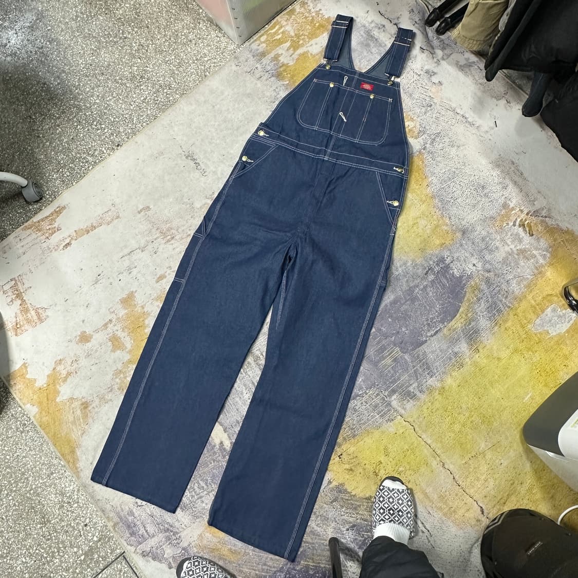 디키즈 데님 오버롤 멜빵바지 34 상품이미지2