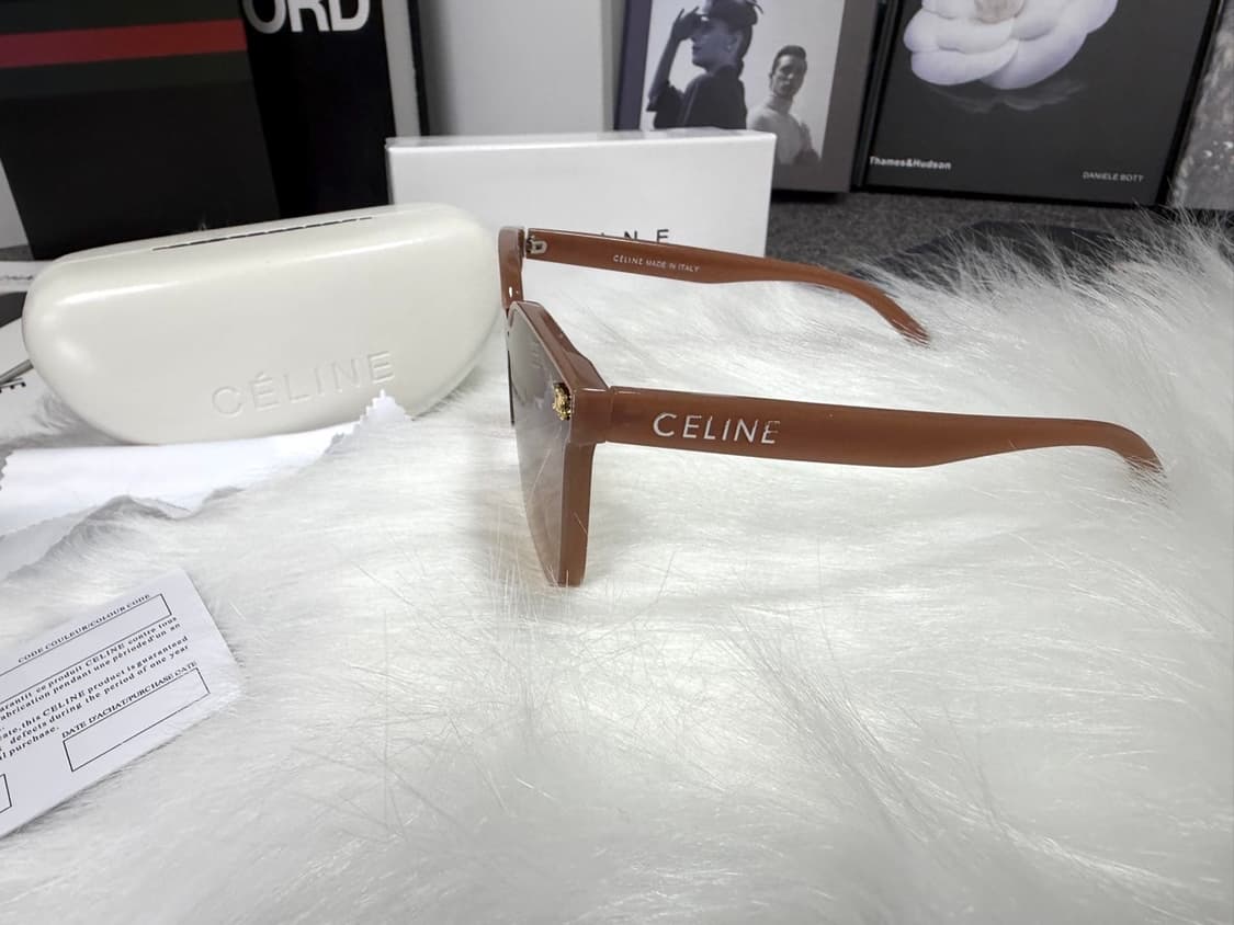 셀린느 트리옹페 이니셜 선글라스 브라운 (남여공용) 상품이미지5