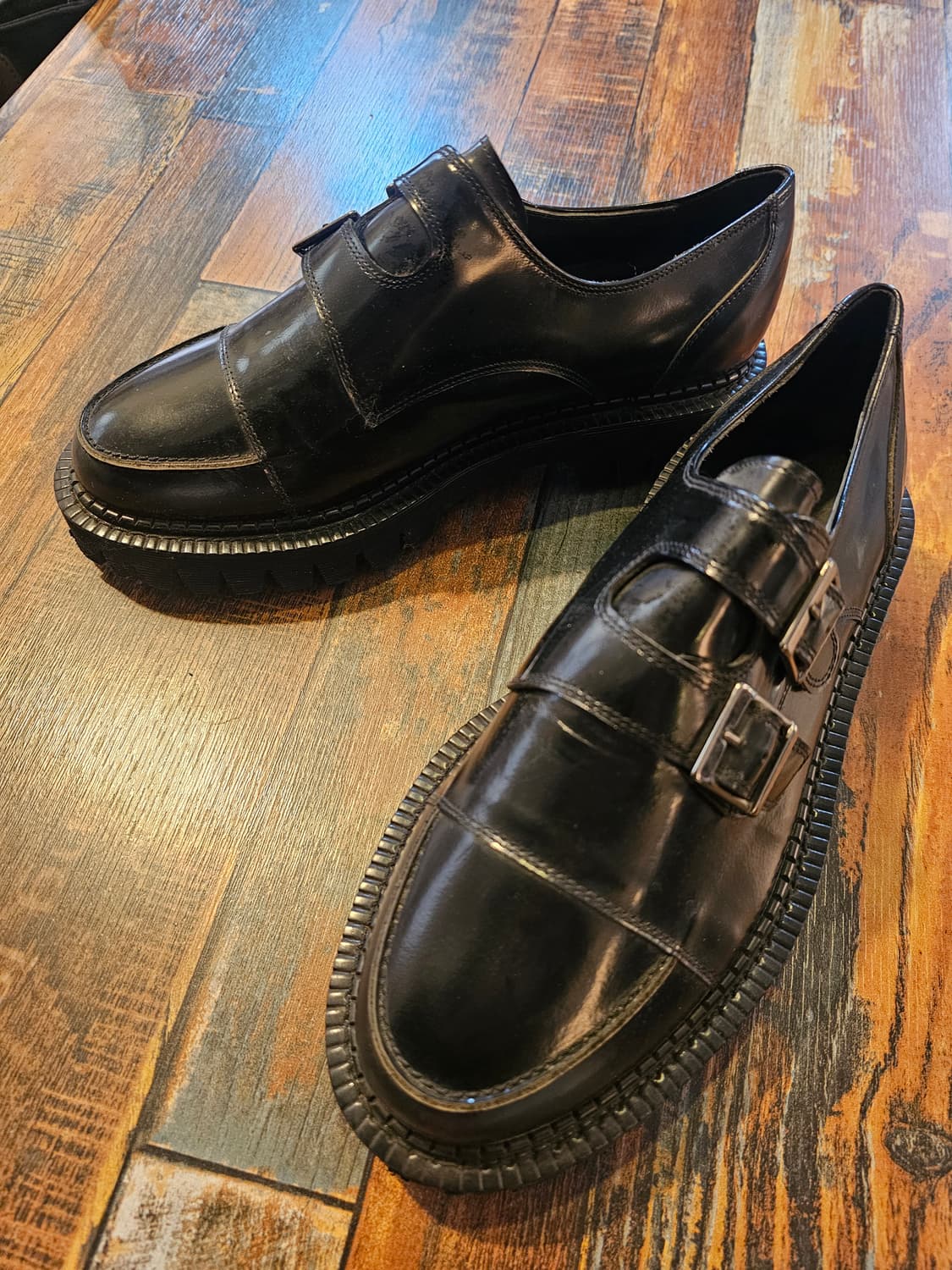 손신발 더블스트랩 수제화 상품이미지2