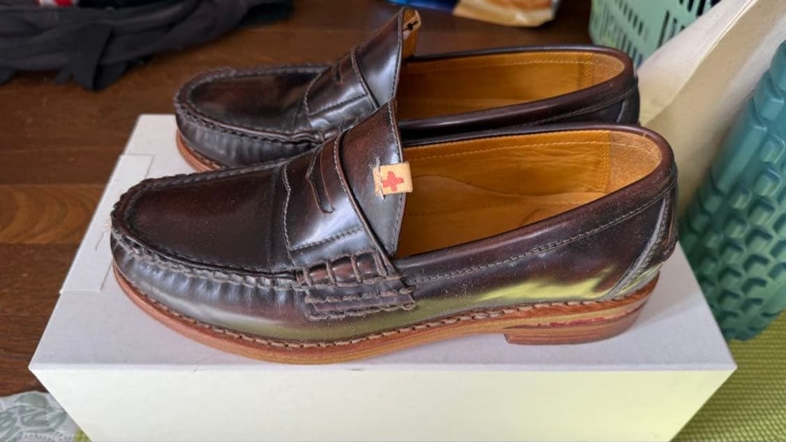 (us8.5) 비즈빔 visvim 가죽 로퍼 상품이미지3