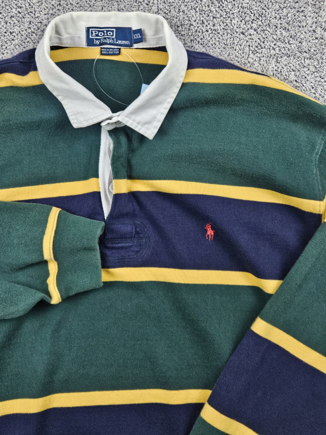 폴로랄프로렌 크롭 커스텀 스트라이프 럭비티셔츠 ( 2XL ) / 9959 상품이미지6