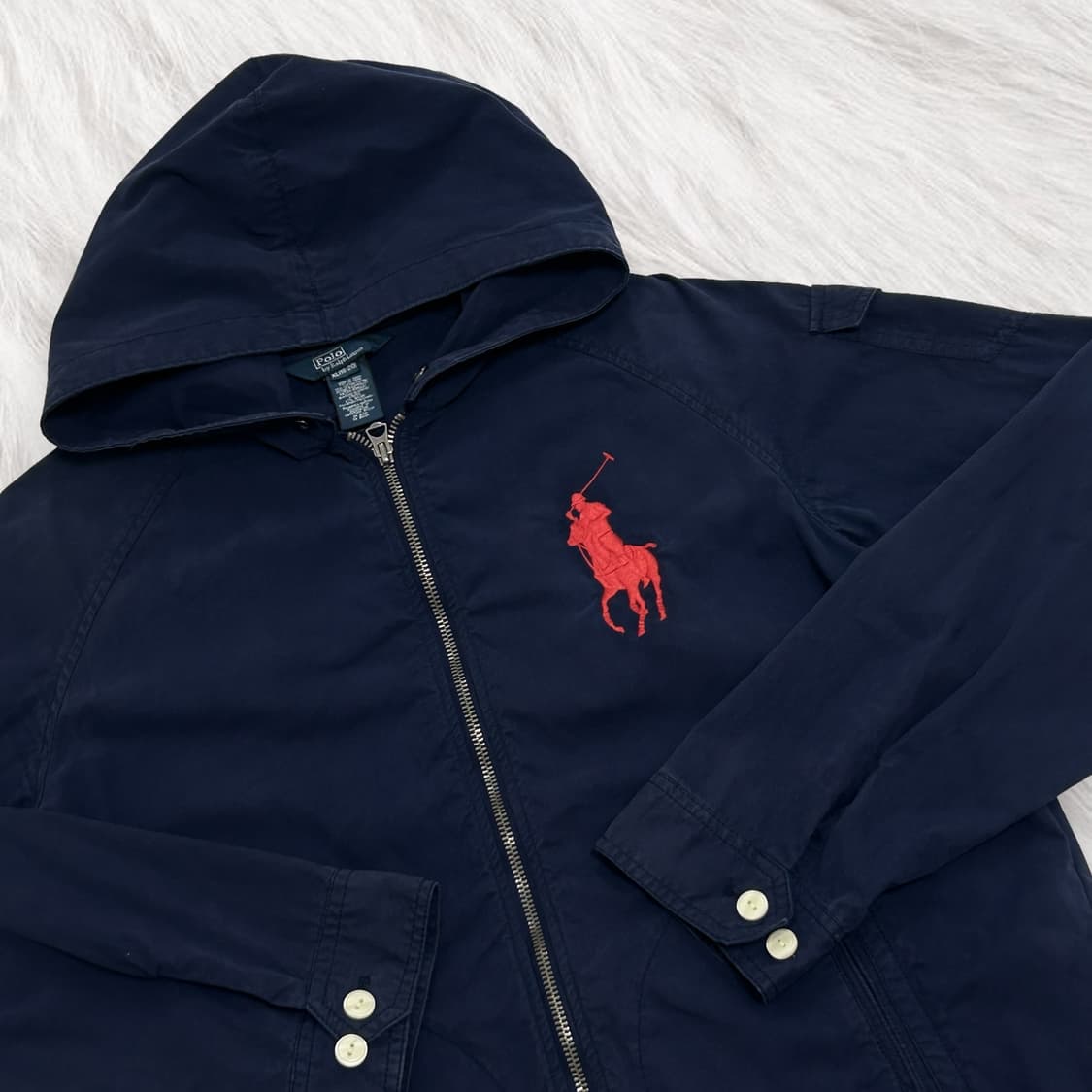 폴로 빅포니 네이비 후드자켓 상품이미지5