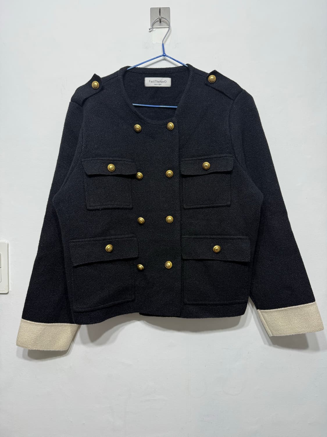 팩더널드 금장 트위드 숏자켓 free 상품이미지1