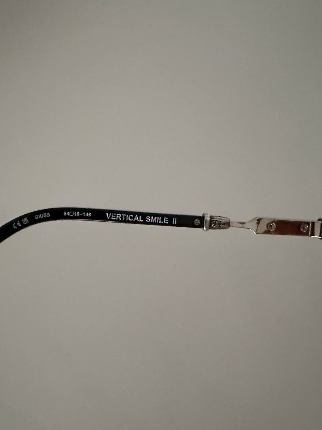 크롬하츠 안경 버티컬스마일2 블랙/실버 54mm 상품이미지4