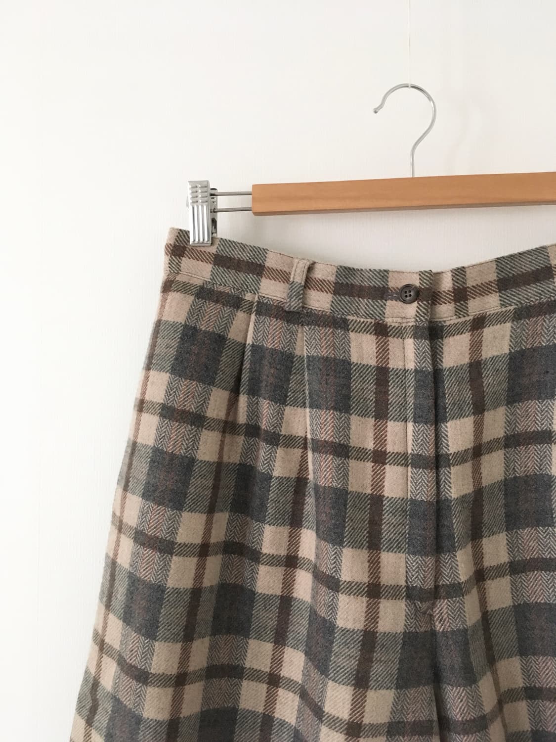 beige check half pants 상품이미지6