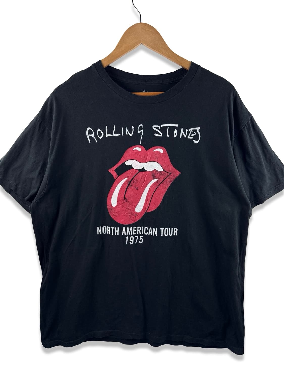 롤링스톤스 1975 북미투어 프린팅 밴드티셔츠2106 상품이미지1