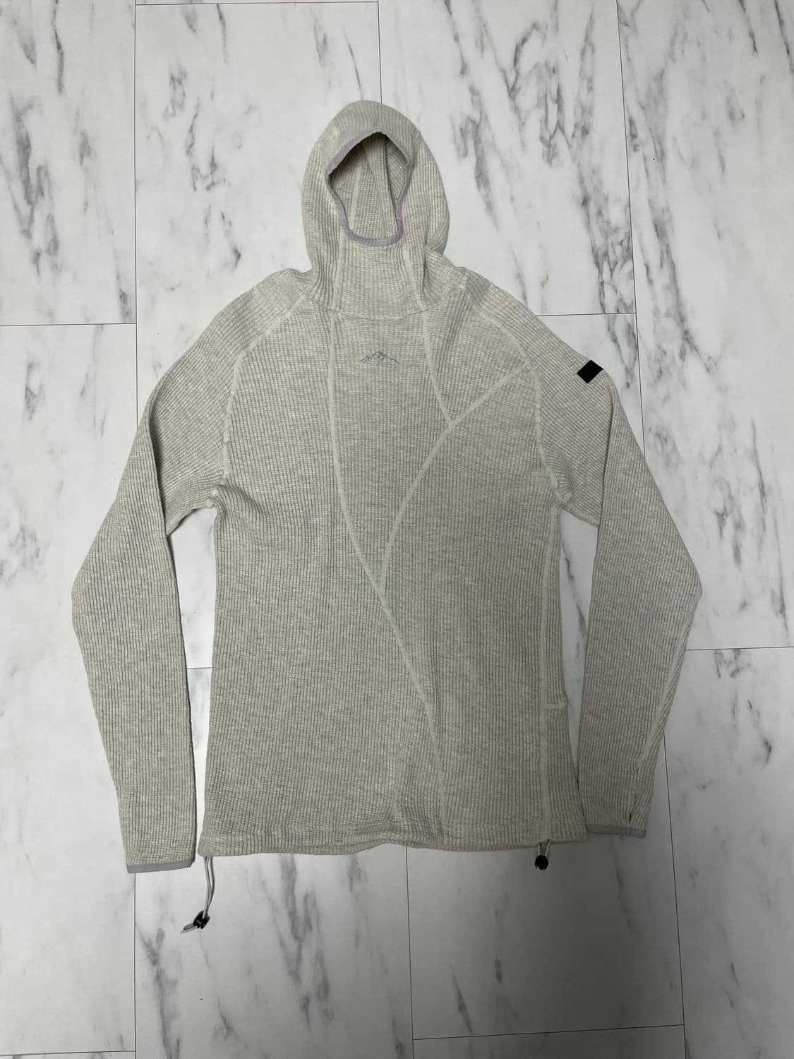 콜드웜 와플 워머 후드 크림 상품이미지1