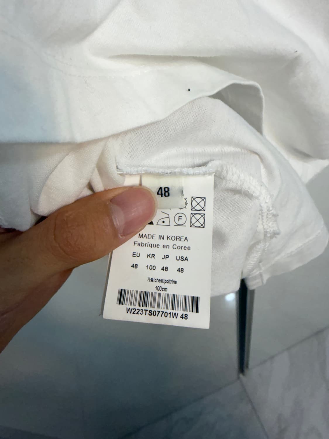 우영미 백로고 반팔 48 상품이미지3