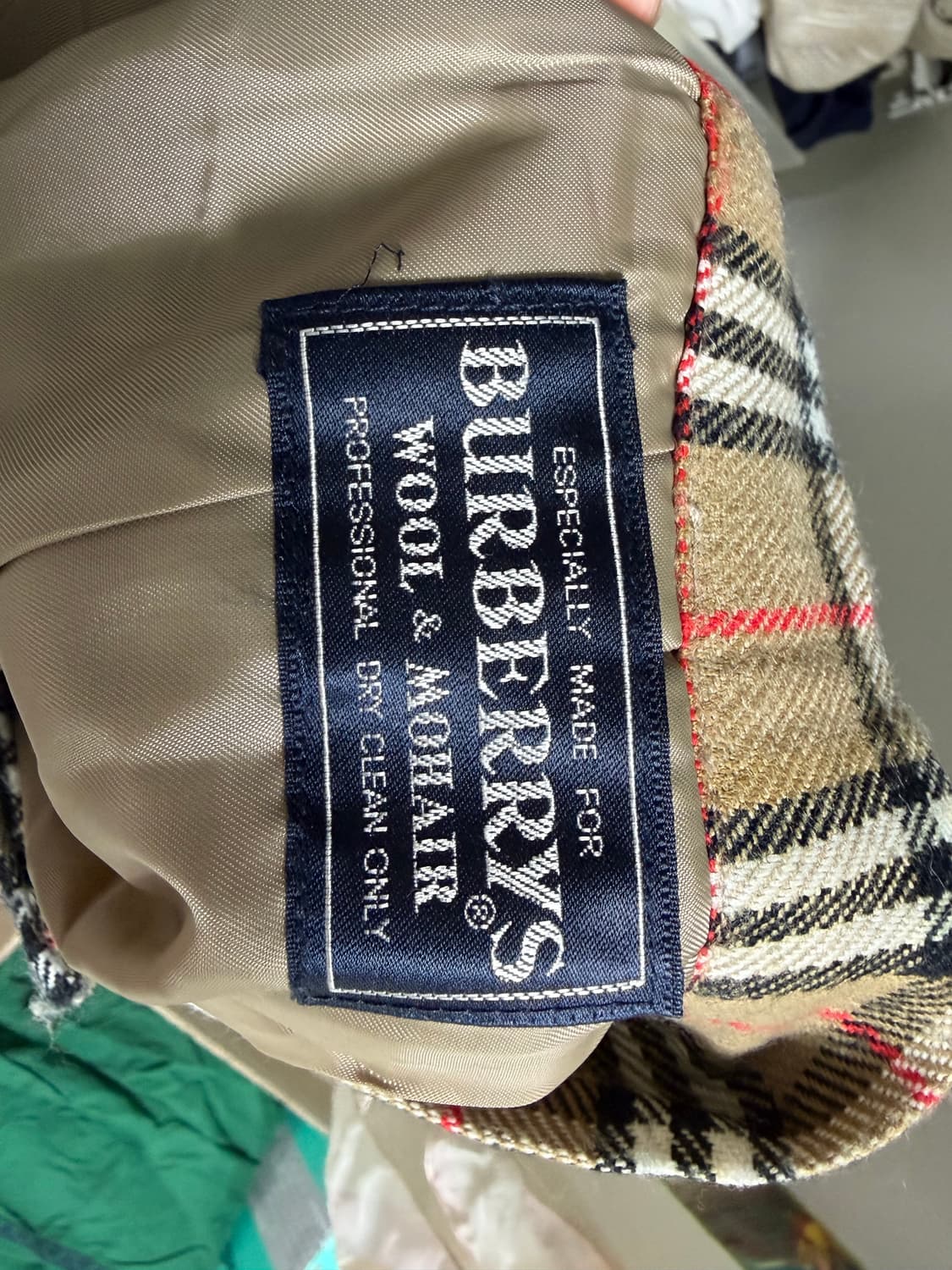 버버리 빈티지 치마 상품이미지2