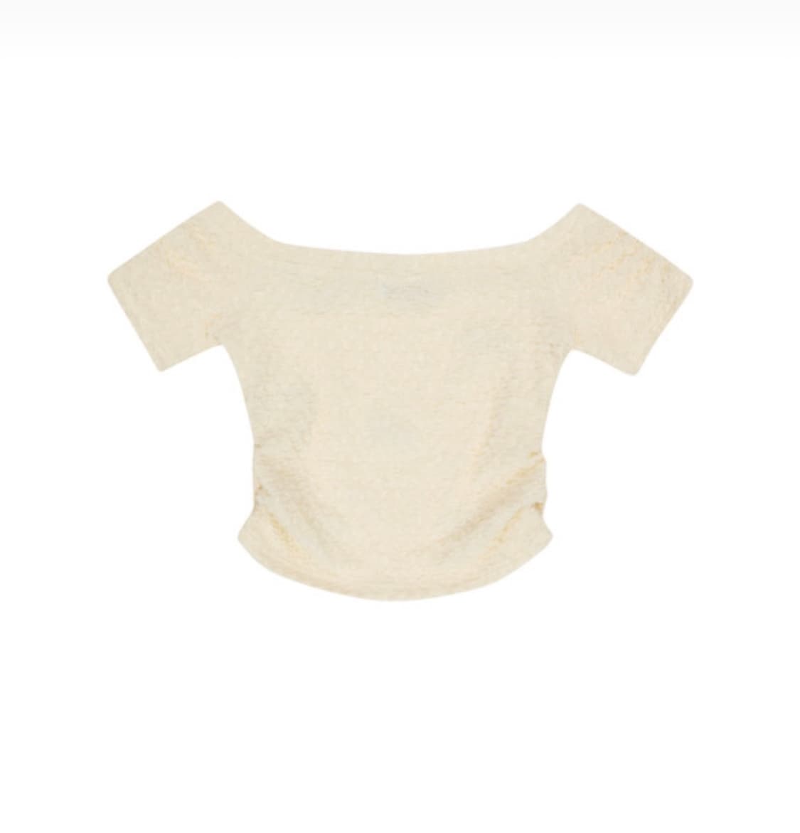 누아르나인 리본 오프숄더 티셔츠 상품이미지3