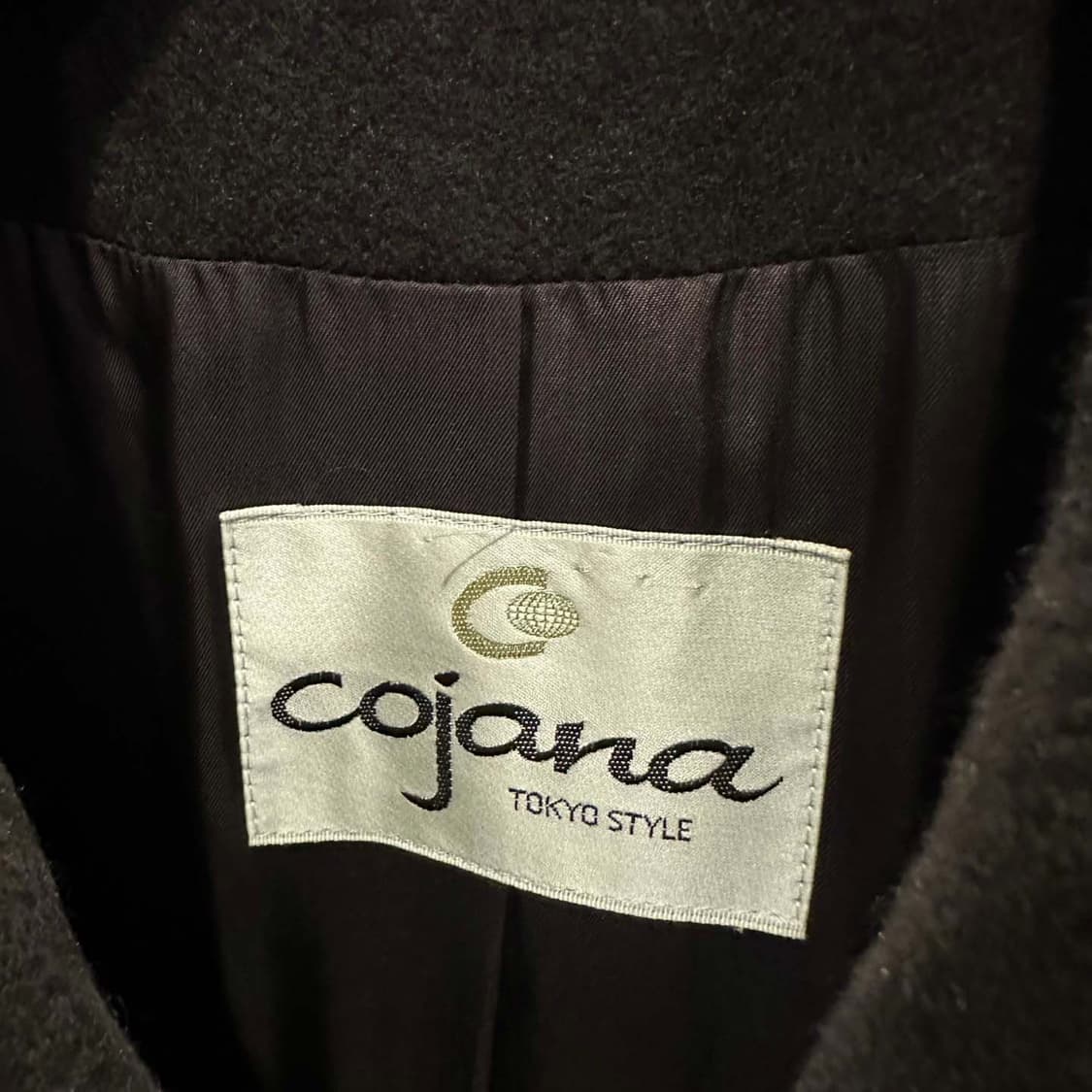 JPN VINTAGE 싱글 롱 코트 레글런 투포켓 디테일 다크 브라운 상품이미지5