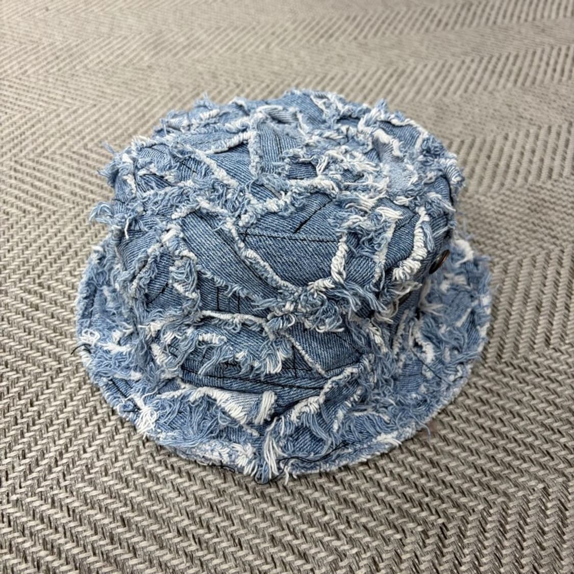 빈티지 패치워크 데님 버킷햇(연청) v1462 상품이미지1