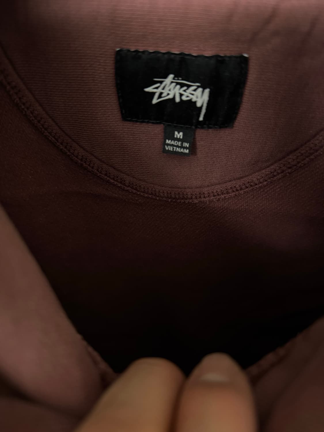 스투시 [민트급.정품] 자수 후드티 스웻셔츠 m(100ㅡ105) 상품이미지6