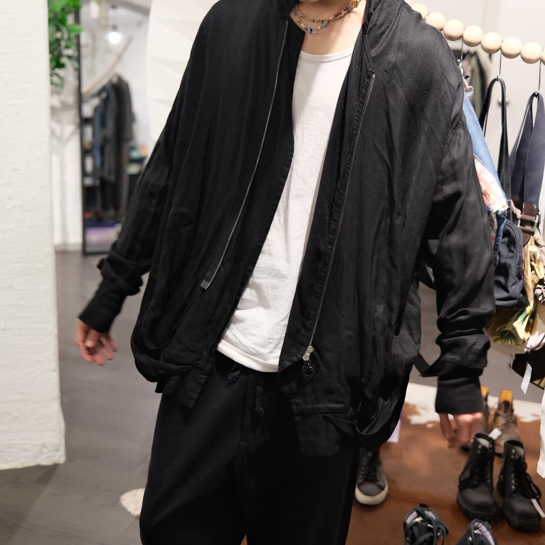 율리우스 20ss 비대칭 집업 자켓 상품이미지4