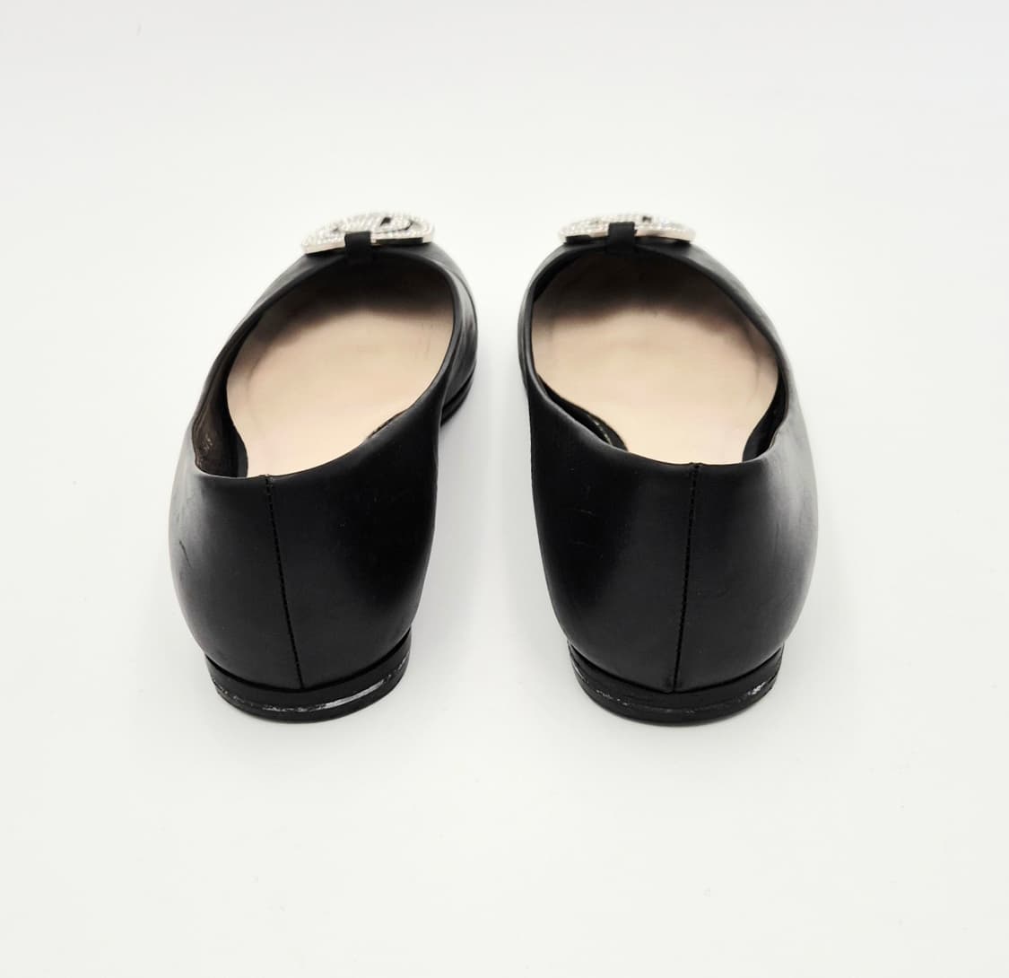 크리스찬 디올 CD 크리스탈 디테일 플랫 슈즈 34.5 상품이미지3