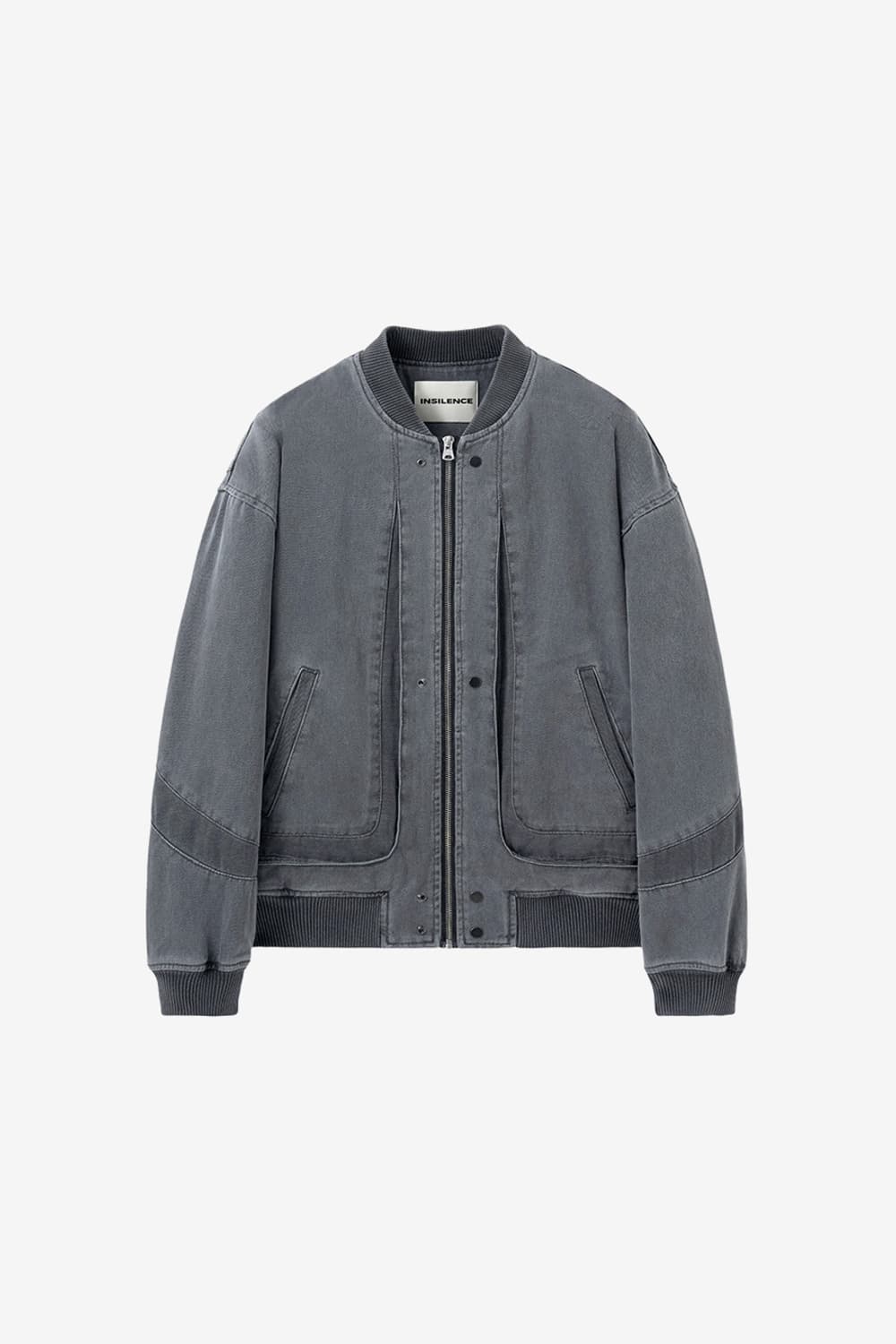 인사일런스 콘트라스트 데님 블루종 CHARCOAL 상품이미지1