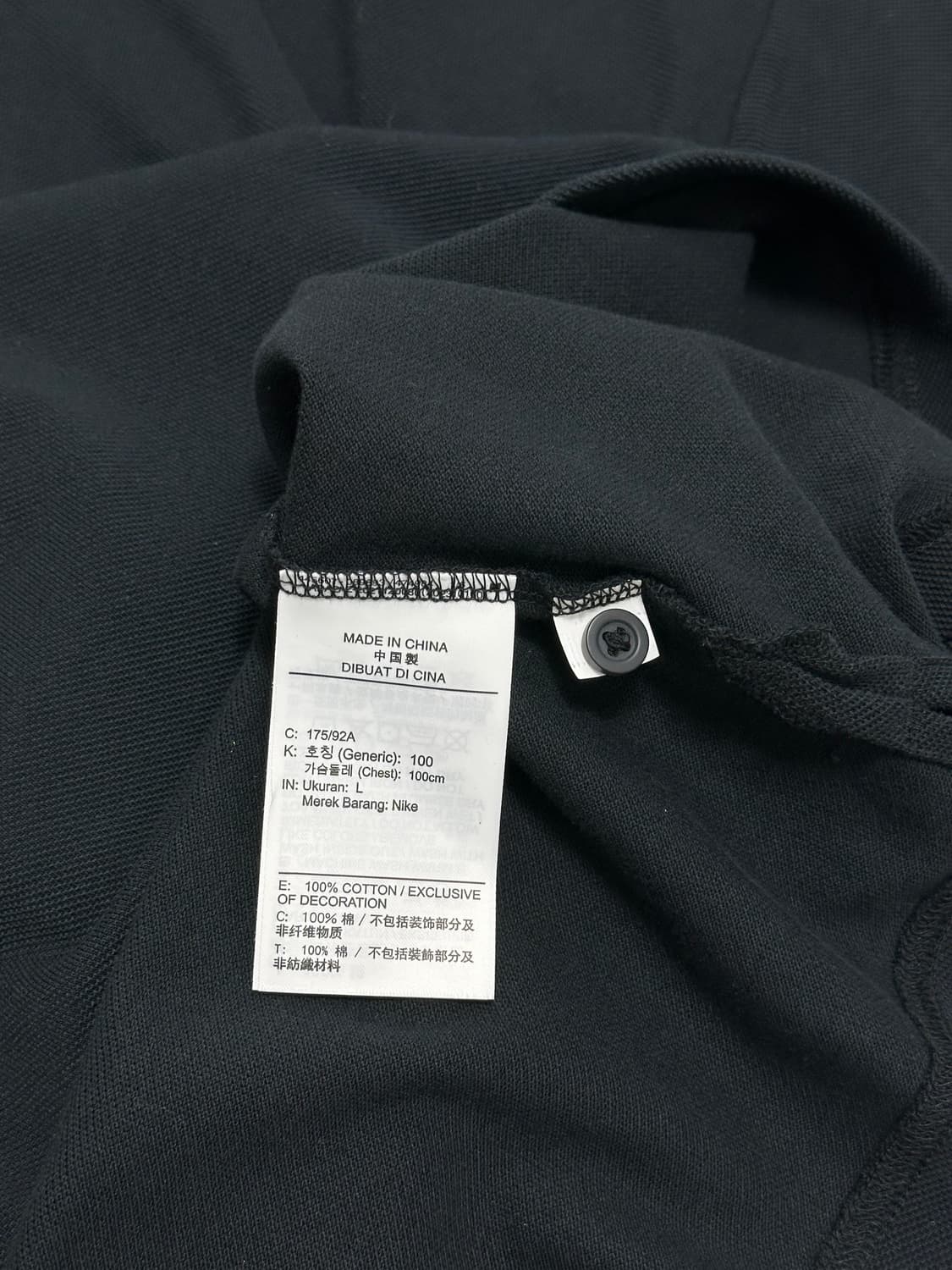 나이키 자수 패치 반팔 카라티 블랙 피케티 폴로티 pk티셔츠 상품이미지10
