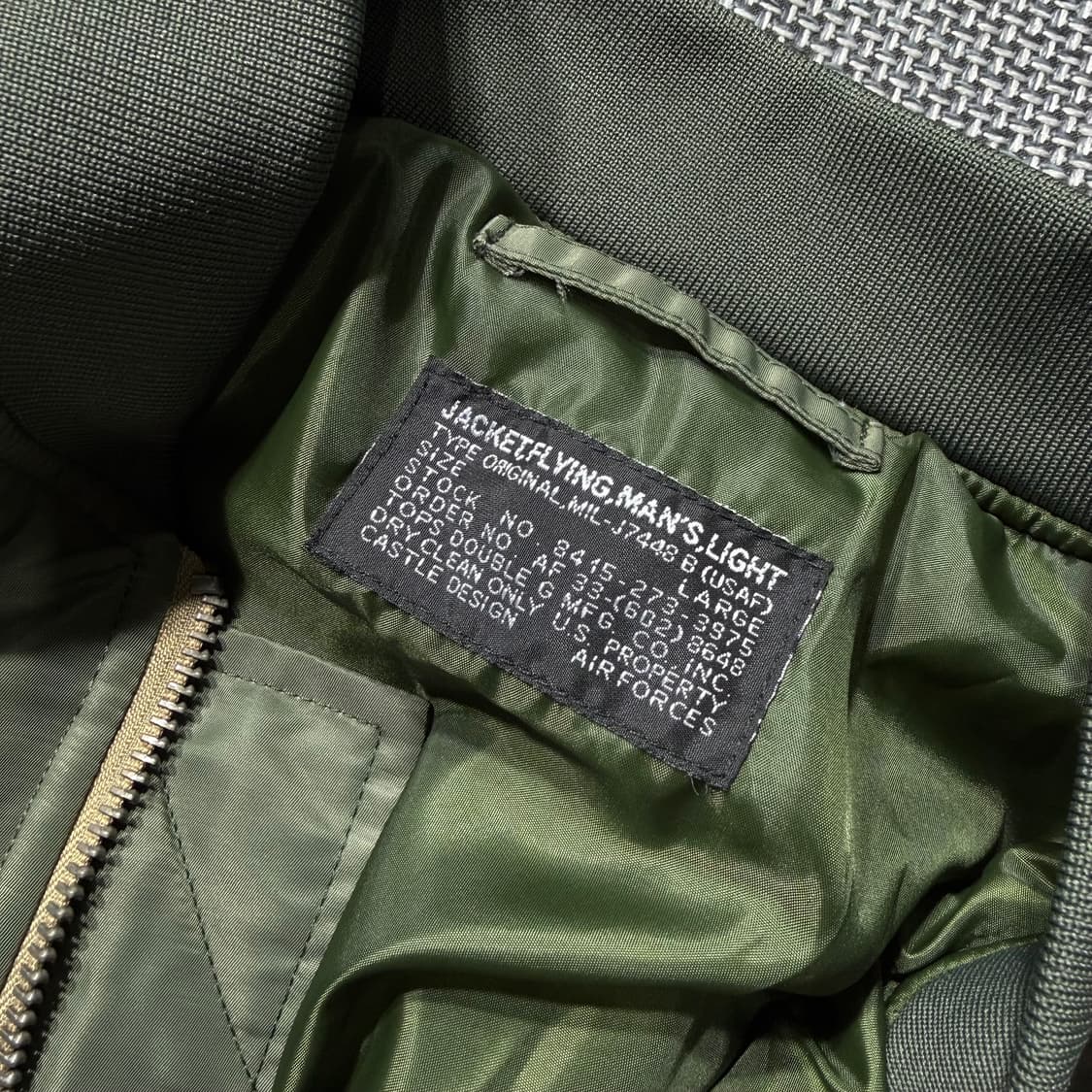 (새상품) 항공점퍼 상품이미지3