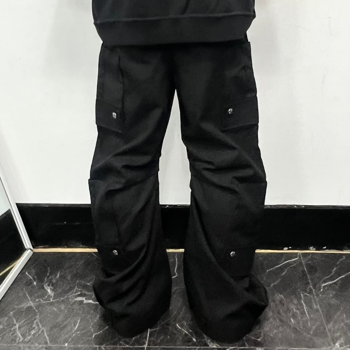 써저리 리버스 4 포켓 카고 팬츠 블랙 상품이미지5