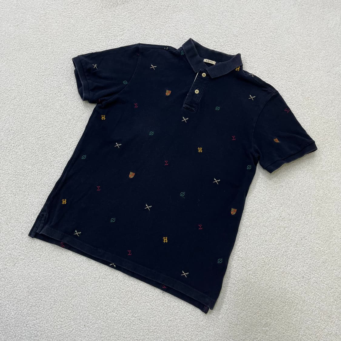 105 헤지스 반팔 카라 티셔츠 0317M 상품이미지1