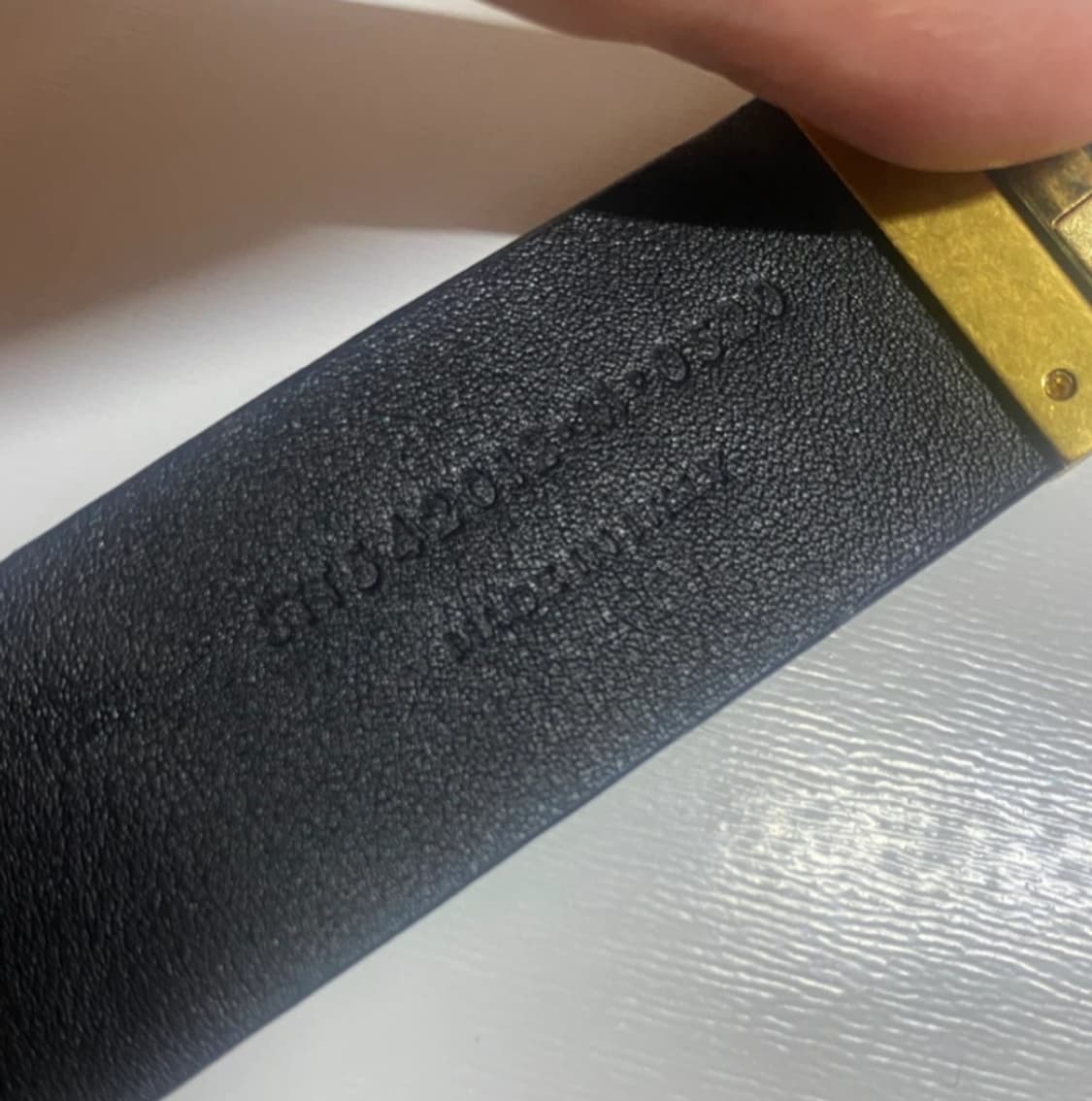 생로랑(Saint Laurent) 레오파드 포니 스킨 커프 팔찌 상품이미지3