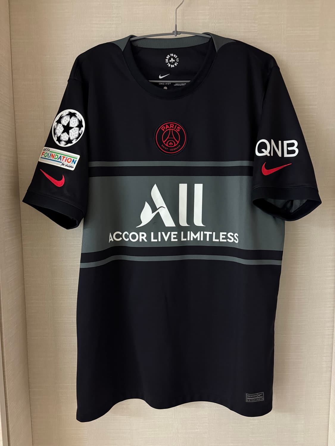 21-22 PSG 써드 네이마르 유니폼 정품 상품이미지2