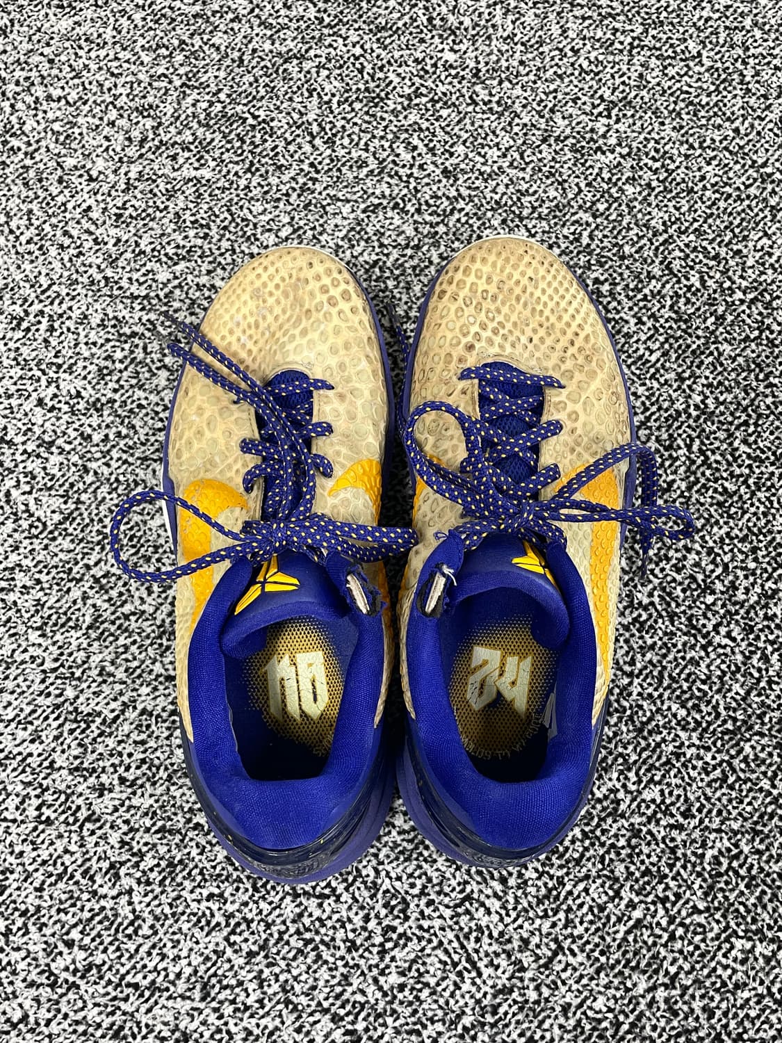 빈티지9. 나이키 붐 코비 6 레이커스 홈 스니커즈 농구화 운동화 상품이미지4