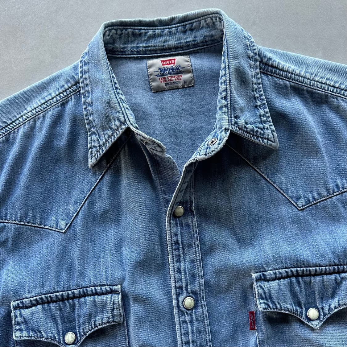 [L]리바이스 Levi's 90s 클래식 웨스턴 데님 셔츠 상품이미지9