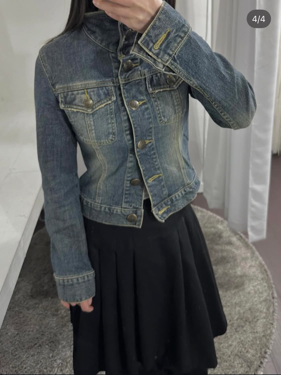 ozoc washing denim jacket 상품이미지3