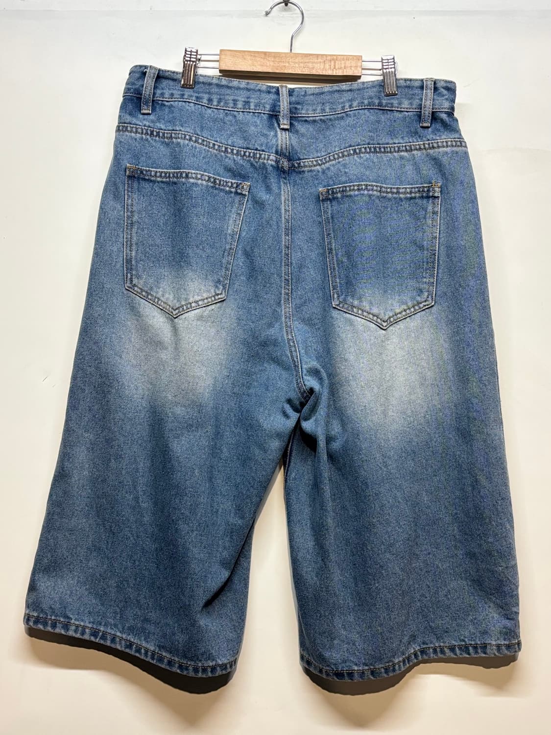 D Mok 데님 와이드 반바지 상품이미지4