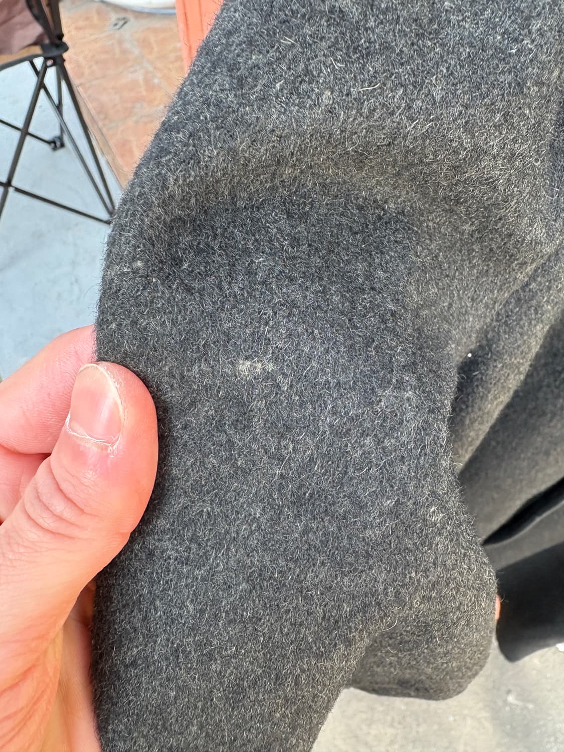 Japanese Vintage 캐시미어 100% 맥코트 상품이미지8