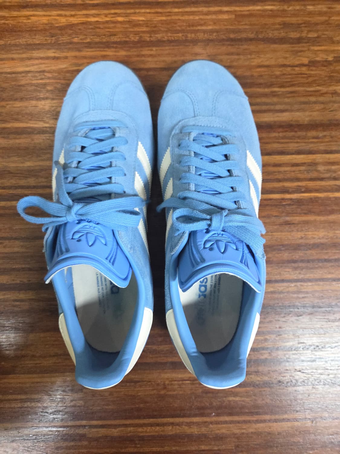 아디다스 가젤 스웨이드 스카이블루 270 상품이미지2