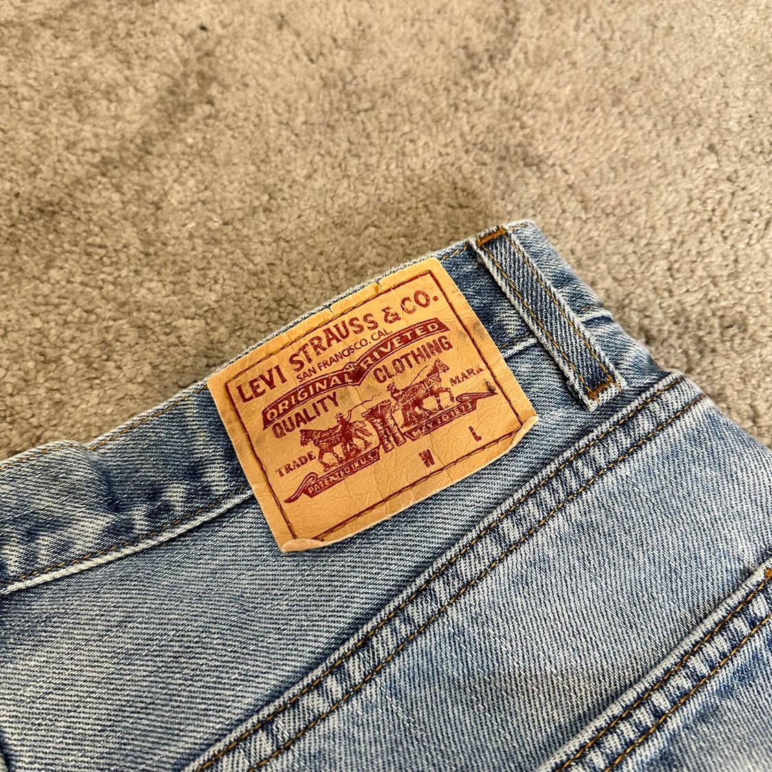 리바이스505 레귤러 핏 데님 팬츠(30) 상품이미지8