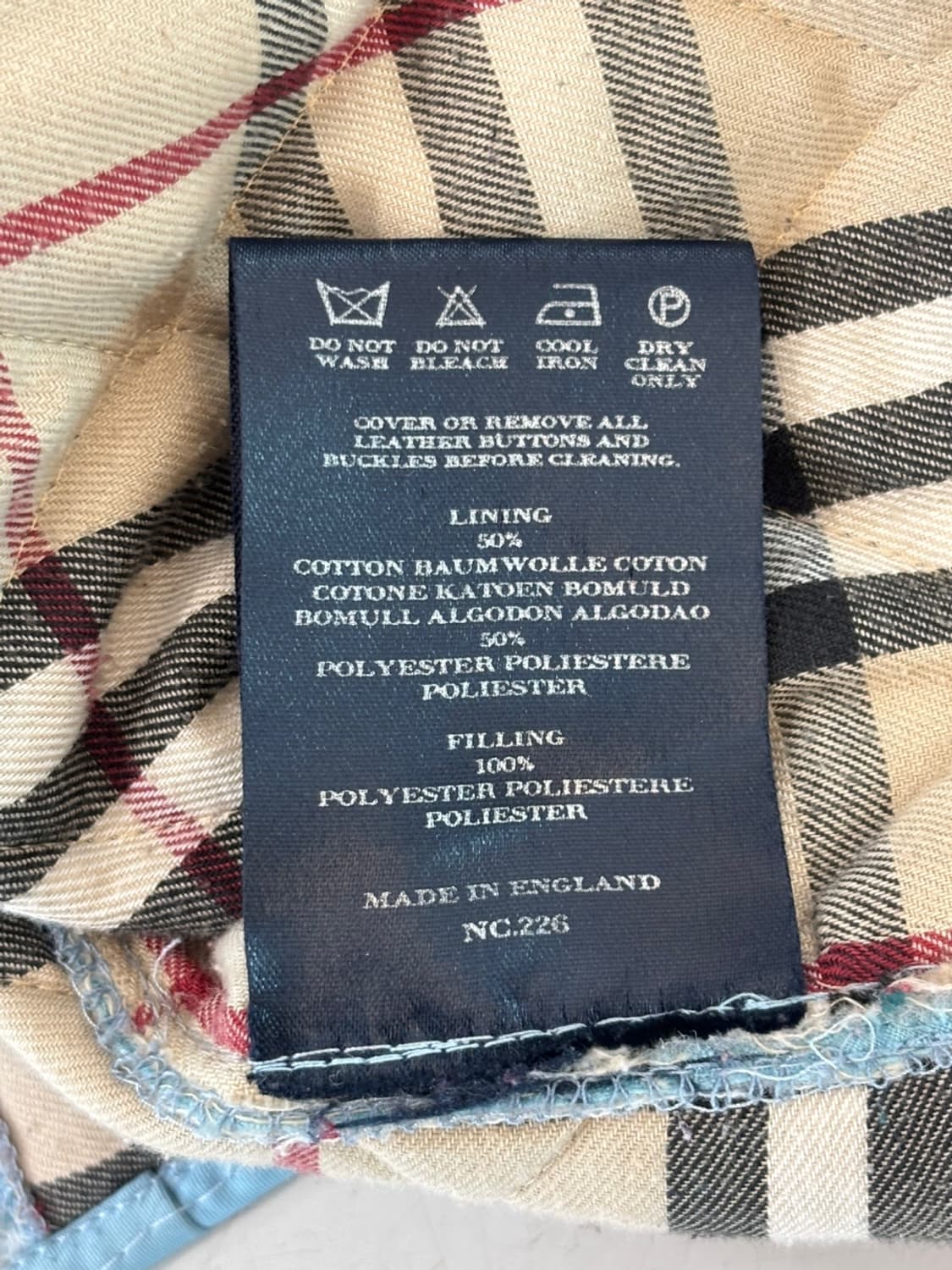 Vintage Burberry Quilting Junper 상품이미지8