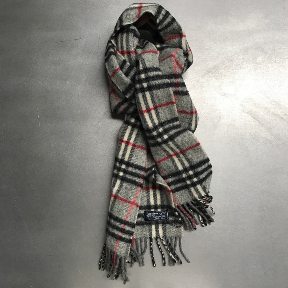 버버리 정품 램스울 머플러 그레이 상품이미지1