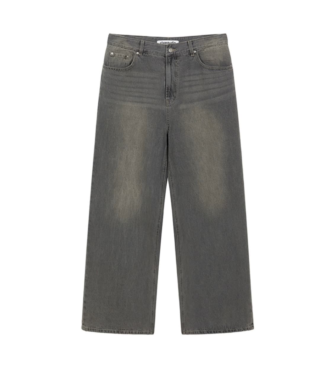 비바스튜디오 WIDE DENIM PANTS [SAND BLACK] M 상품이미지1