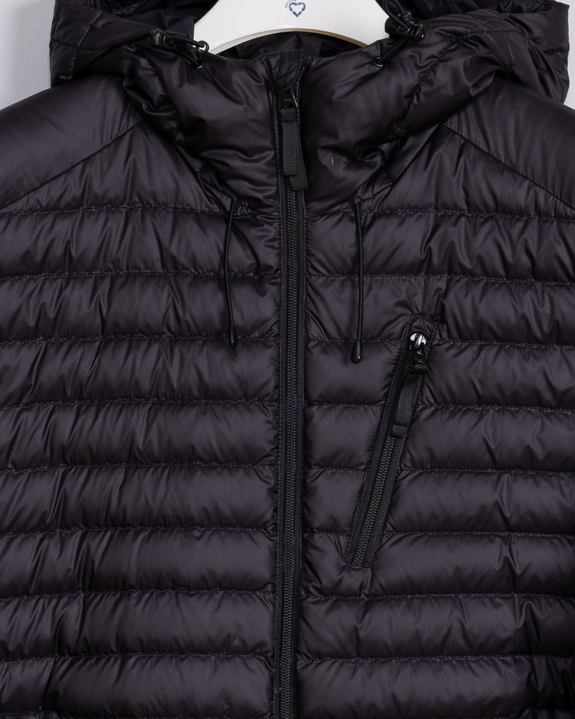 25년 His 헤지스 남성 블랙 구스다운 경량 패딩 M 새제품 상품이미지4